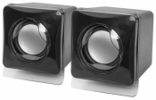 Колонки DEFENDER SPK 35, 2x2,5W, USB, чёрные