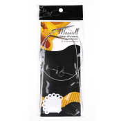 Спицы для вязания круговые на тросике Maxwell D=1,5мм, 60см, металл