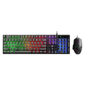 Клавиатура+мышь SMARTBUY SBC-513GK, F13, игровая, мультимедийная, с подсветкой, черная