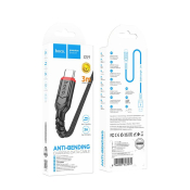 Кабель HOCO X59 Type-C, 3,0м, текстильный, чёрный