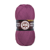 Merino Gold (49% шерсть меринос + 51% акрил) 100гр. 400м. №051 Темно сливовый