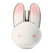 Мышь SMARTBUY SBM-315AG-BU "Зайка", беспроводная, USB, 1200dpi, белая