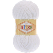 Softy (100% микрополиэстер) 50гр. 115м. №055 белый