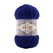 Velluto (100% микрополиэстер) 100г. 68м. №360 тёмно-синий