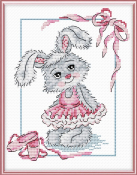 Набор для вышивания Жар-Птица "Балерина" М-059 (18*15см)