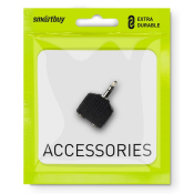 Переходник (Адаптер) Jack3,5 - Jack3,5x2, M-F, SMARTBUY (A202)