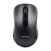 Мышь SMARTBUY SBM-282AG-K, беспроводная, USB, 1600dpi, бесшумная, 4 кнопки, чёрная