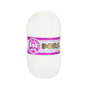 Dora (100% акрил) 100гр. 240м. №100 Ярко белый