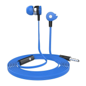 Наушники CELEBRAT D1 внутриканальные, с микрофоном, синие
