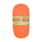 Нежность пуховая (60% акрил + 40% козий пух) 100гр. 230м. №46 оранжевый