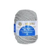 Северная (30% ангора + 30% полутонкая шерсть + 40% высокообъемный акрил) 50гр. 50м №008 св.серый
