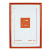 Фоторамка 21x30 Пластик RP  132 оранжевый