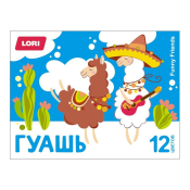 Гф-003 Гуашь "Funny Friends", 12 цветов по 15 мл