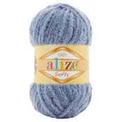 Softy (100% микрополиэстер) 50гр. 115м. №374 джинс