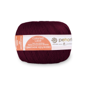 Цветное кружево (100% мерсеризованный хлопок) 50гр. 475м №007 бордо