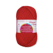 Подмосковная  (50% шерсть + 50% акрил) 100гр. 250м. №0006 красный