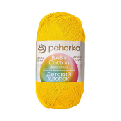 Детский хлопок (100% мерсеризованный хлопок) 100гр. 330м №012 желток