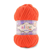 Velluto (100% микрополиэстер) 100г. 68м. №421 алый