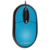 Мышь CBR CM 102, USB, 1200dpi, синяя