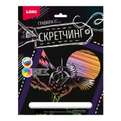 Гр-722 Гравюра Животные "Журавль"