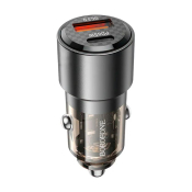 АЗУ BOROFONE BZ20A 1 USB + Type-C, 3,0A, QC3.0, 18W + PD65W, чёрный