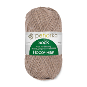 Носочная (50% шерсть + 50% акрил) 100гр. 200м №377 кофейный Носочная (50% шерсть + 50% акрил) 100гр. 200м №377 кофейный