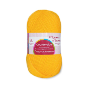 Подмосковная  (50% шерсть + 50% акрил) 100гр. 250м. №0012 жёлтый
