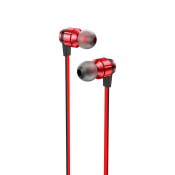 Наушники HOCO M85, внутриканальные, с микрофоном, красные