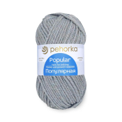 Популярная (50% шерсть + 50% высокообъёмный акрил) 100гр. 133м  №1600 перламутровый блеск