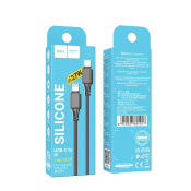 Кабель HOCO X101 Type-C - Lightning, 1,0м, PD27W, 3,0A, силикон, чёрный