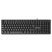 Клавиатура DEFENDER Elemental  HB-239, USB, чёрная