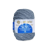Северная (30% ангора + 30% полутонкая шерсть + 40% высокообъемный акрил) 50гр. 50м №256 св.джинса