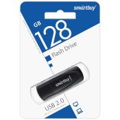 Флеш-карта SMARTBUY 128GB Scout, USB 2.0, чёрная