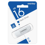 Флеш-карта SMARTBUY 16GB Scout, USB 3.0, белая