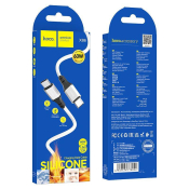 Кабель HOCO X86 Type-C - Type-C, 1,0м, PD60W, белый