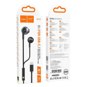 Наушники HOCO M115 Тype-С, внутриканальные, с микрофоном, черный