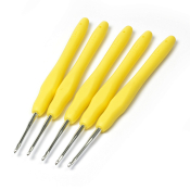 Крючок для вязания Maxwell AL-REZ06 2,5мм, алюминиевый, с резиновой ручкой