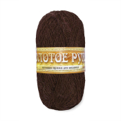 Нежность пуховая (60% акрил + 40% козий пух) 100гр. 230м. №42 шоколад