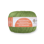 Успешная (100% мерсеризованный хлопок) 50гр. 220м №494 светлый хаки