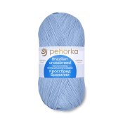 Кроссбред Бразилии (50% меринос + 50% акрил) 100гр. 500м №177 голубое небо