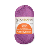 Жемчужная (50% хлопок + 50% вискоза) 100гр. 425м №179 фиалка