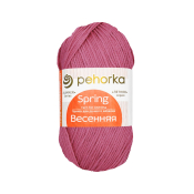 Весенняя (100% мерсеризованный хлопок) 100гр. 250м №021 брусника