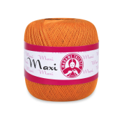 Maxi (100% хлопок) 100гр. 565м. №6350 Оранжевый