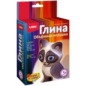 ПзГл-001 Игрушка из глины "Домашний котенок"