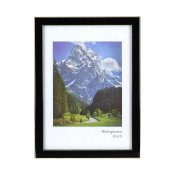 Фоторамка 10x15 Пластик Акварель, черный