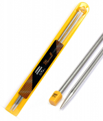 Спицы для вязания прямые Maxwell D=7,0мм, 35см (2 шт), металл