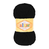 Softy (100% микрополиэстер) 50гр. 115м. №060 чёрный