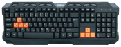 Клавиатура SVEN 9700 Challenge, USB, игровая, мультимедийная, черная