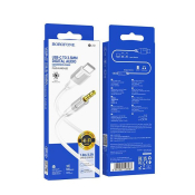 Кабель AUX BOROFONE BL19 Jack3,5 - Type-C, M-M, 1,0м, белый