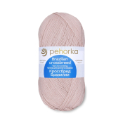 Кроссбред Бразилии (50% меринос + 50% акрил) 100гр. 500м №374 розовый беж
